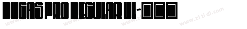 Dugas Pro Regular Ul字体转换